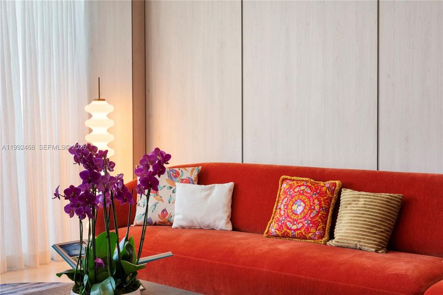 Close-up of interior finishes inside a home in , Bay Harbor Islands (Image 19).