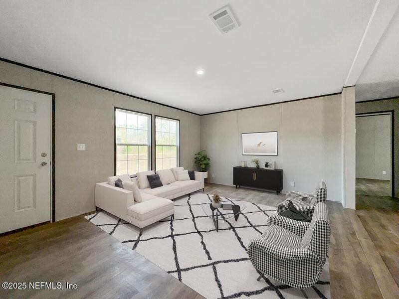 Furnished interior view inside a new home in , Lake City (Image 8).