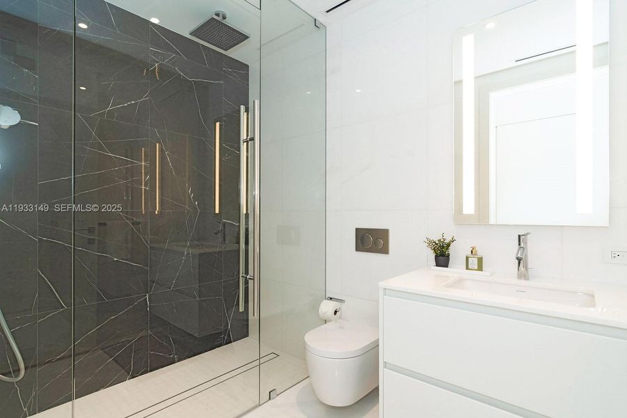 Furnished interior view inside a new home in , Miami (Image 10).