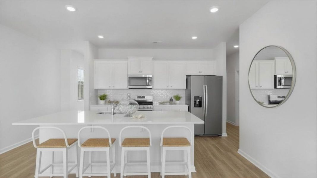 Furnished interior view inside a new home in Pineview North, Summerville (Image 2).