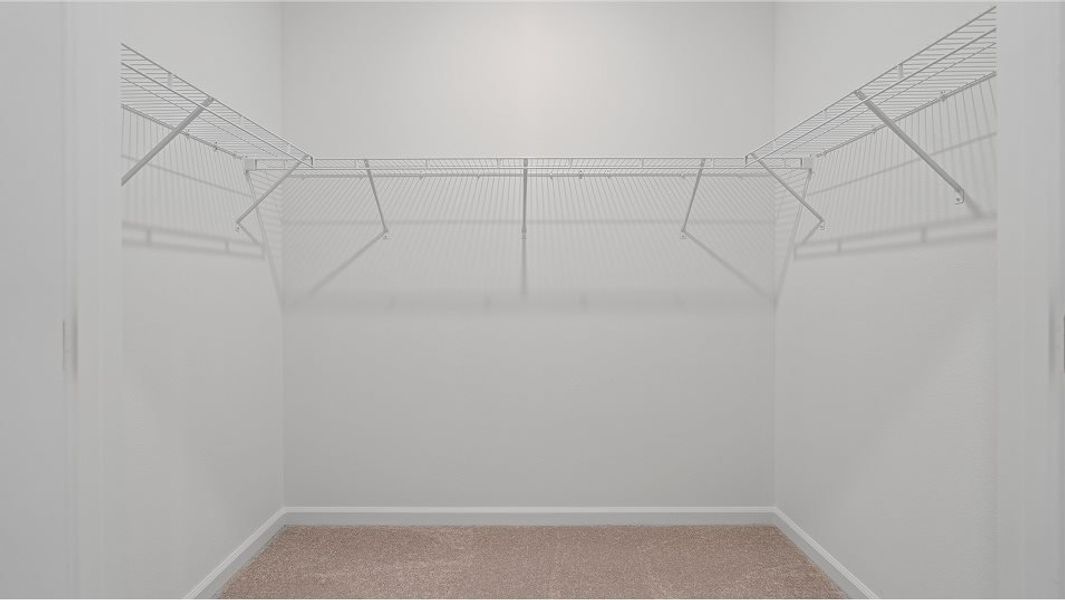 Lakewood owner's suite walk-in closet Lakewood owner's suite walk-in closet