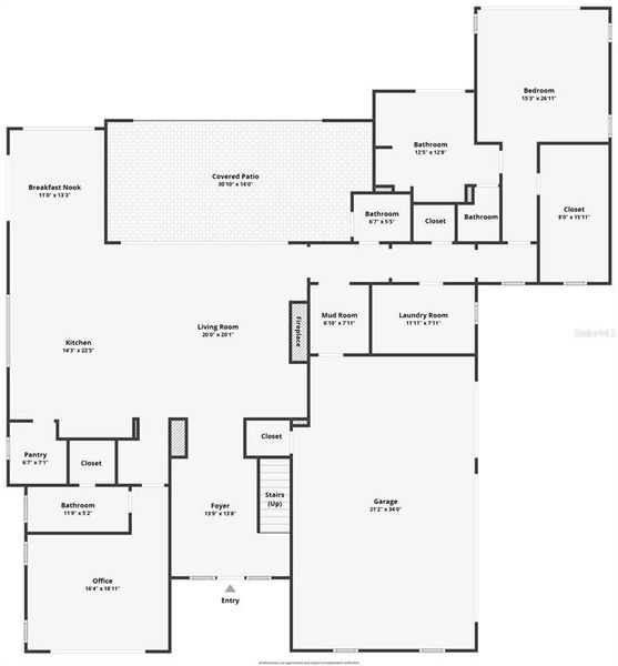 2D floor plan layout of this home in , Orlando, FL (Image 5).
