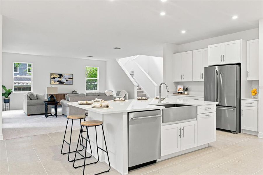 Furnished interior view inside a new home in , Tampa (Image 18).