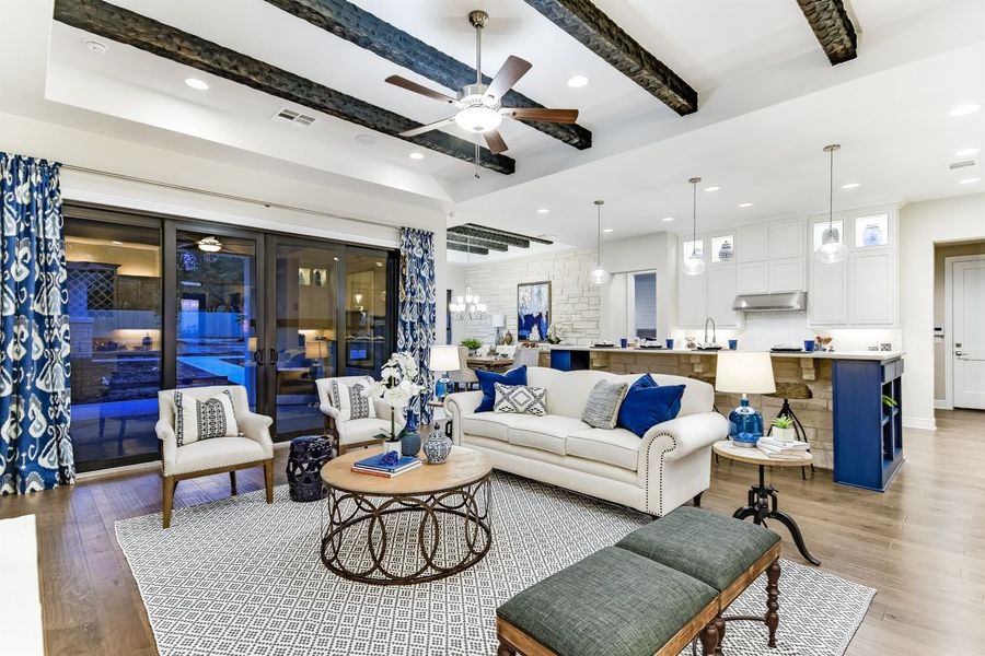 Representative furnished interior of a home built from the Catalina by Giddens Homes in Clearwater Ranch, Liberty Hill (Image 76).