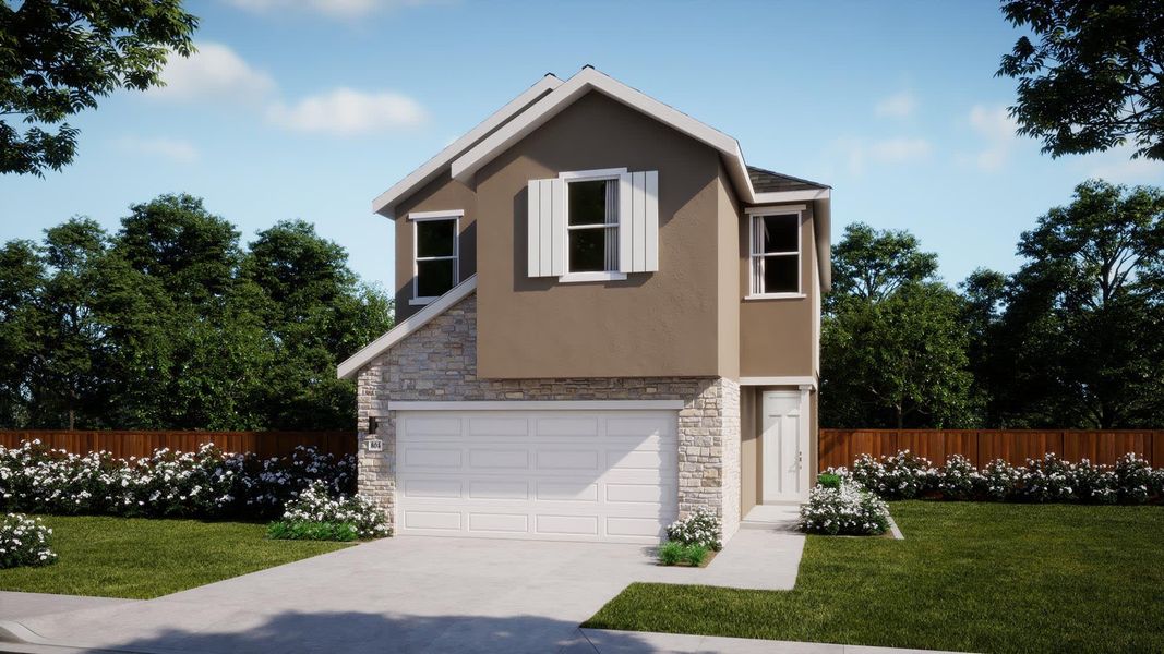 Elevation C | Jacob | Ryegrass Collection – Freedom at Anthem in Kyle, TX by Landsea Homes