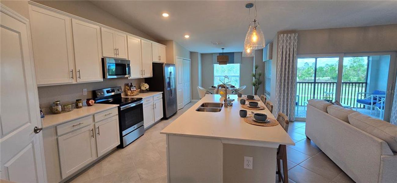 Furnished interior view inside a new home in , Venice (Image 10). Furnished interior view inside a new home in , Venice (Image 10).