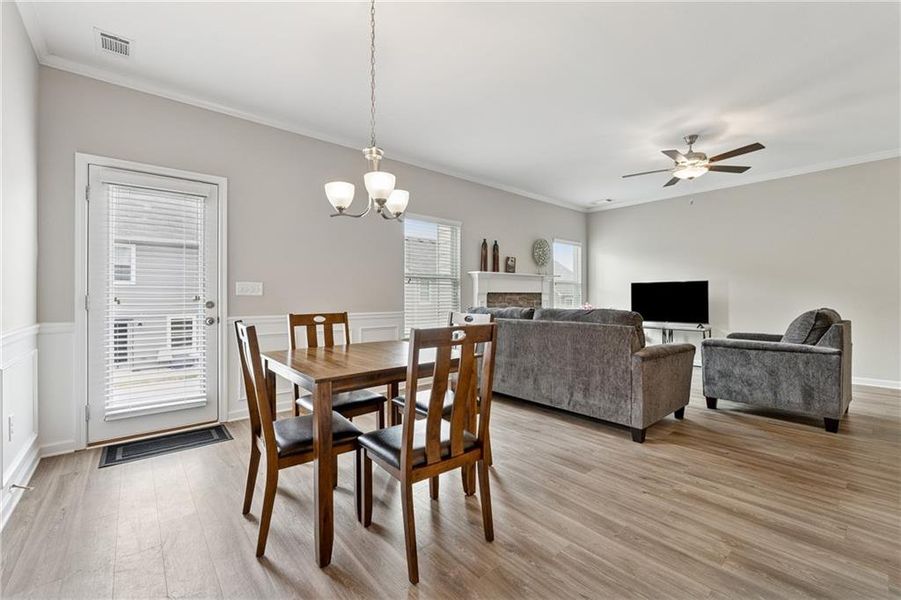 Furnished interior view inside a new home in , Cartersville (Image 5).