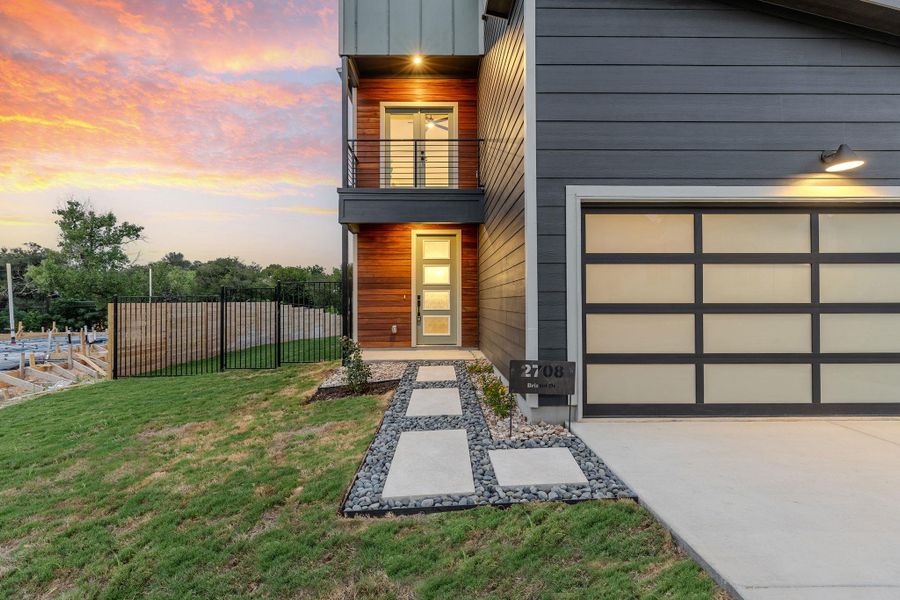 Exterior details and patio area of a home in , Austin (Image 4).