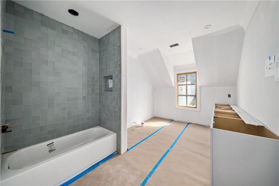 In-progress construction of a new home in , Milton, GA (Image 42).