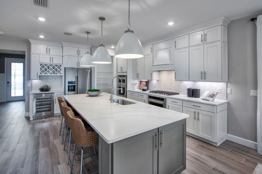Furnished interior view inside a new home in Costa Pointe, Vero Beach (Image 9).