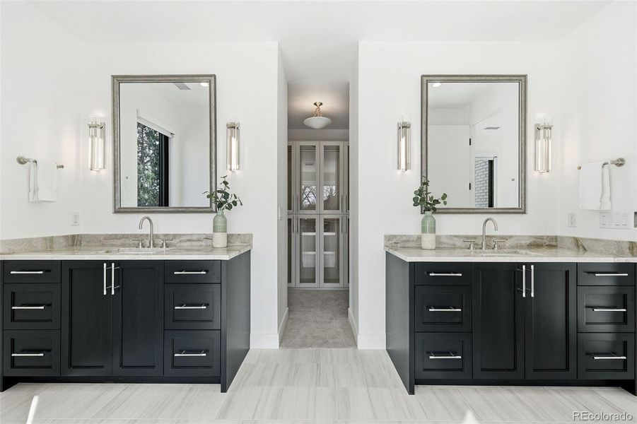 Furnished interior view inside a new home in , Denver (Image 31).