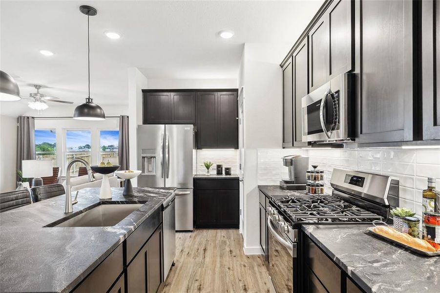 Furnished interior view inside a new home in Simpson Crossing, Princeton (Image 9). Furnished interior view inside a new home in Simpson Crossing, Princeton (Image 9).