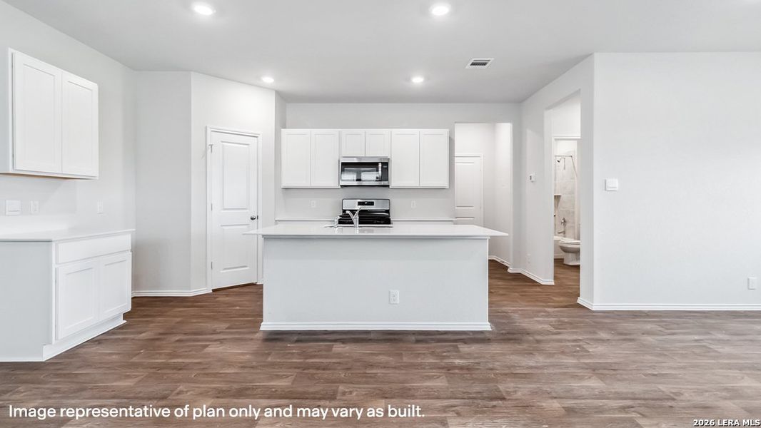 Furnished interior view inside a new home in Seneca Trails, Leon Valley (Image 11).