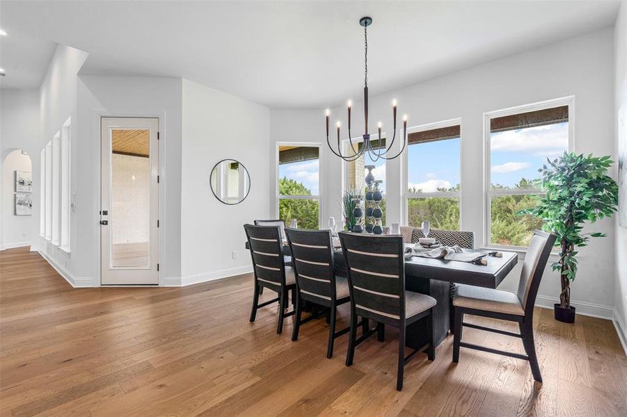 Furnished interior view inside a new home in Rolling Creek Ranch, Granbury (Image 35). Furnished interior view inside a new home in Rolling Creek Ranch, Granbury (Image 35).