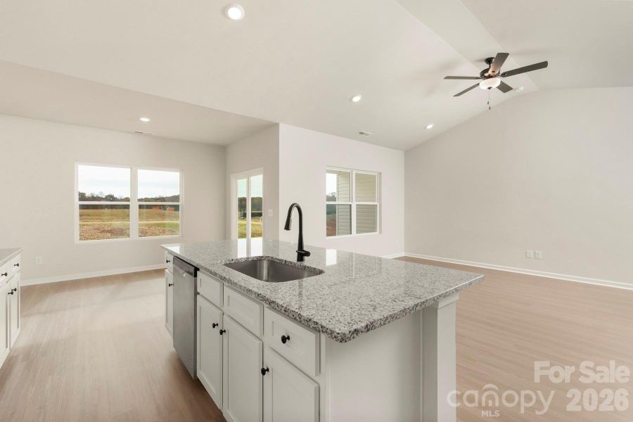 Furnished interior view inside a new home in Stagecoach Station, Gastonia (Image 5).