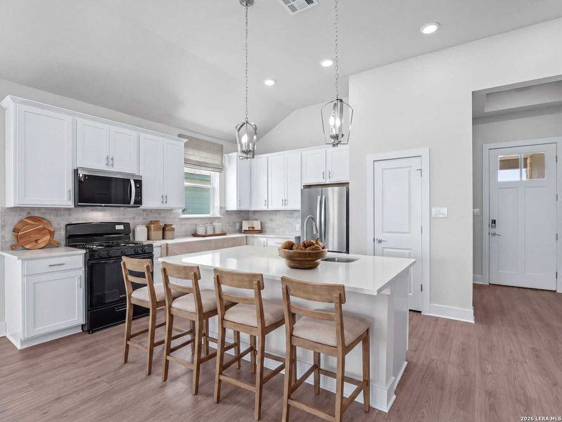 Furnished interior view inside a new home in Westridge, San Antonio (Image 4).