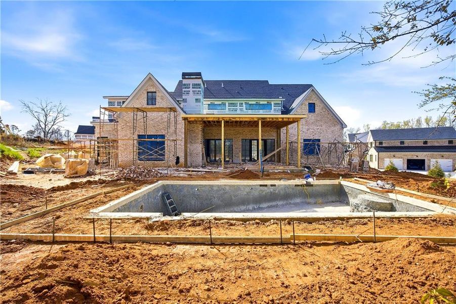 In-progress construction of a new home in , Buford, GA (Image 30). In-progress construction of a new home in , Buford, GA (Image 30).
