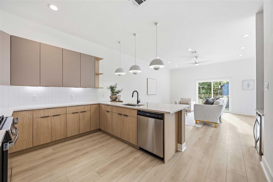 Furnished interior view inside a new home in , Houston (Image 23). Furnished interior view inside a new home in , Houston (Image 23).