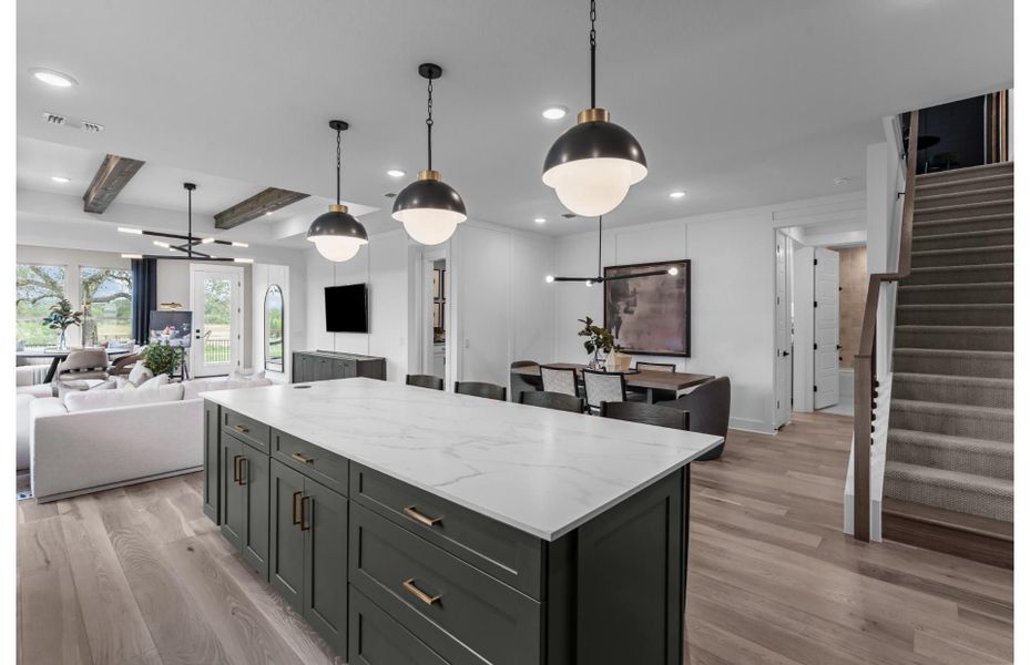 Furnished interior view inside a new home in Del Webb New Braunfels at Veramendi, New Braunfels (Image 4).