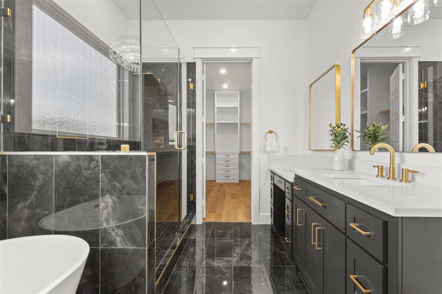 Furnished interior view inside a new home in , Greenville (Image 26).