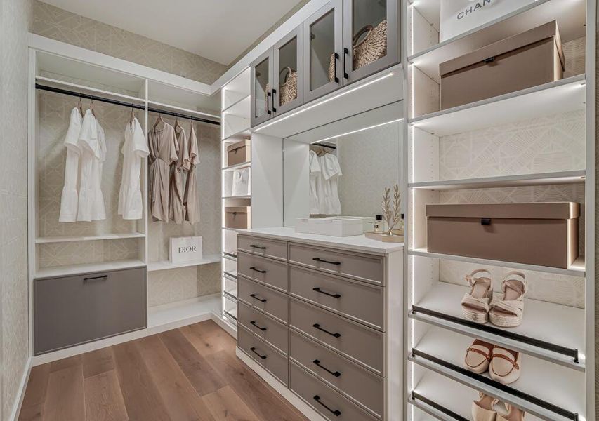 Furnished interior view inside a new home in Apex at Avenir, Palm Beach Gardens (Image 96).