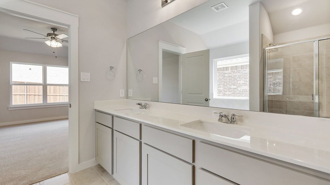 Representative furnished interior of a home built from the Driskill by Brightland Homes in Cielo, Conroe (Image 10).