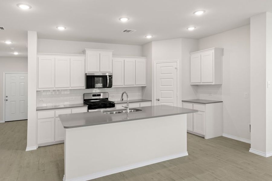 Representative exterior photo of a completed home built from the Mulberry by Impression Homes in Northspur, Terrell, TX (Image 6).