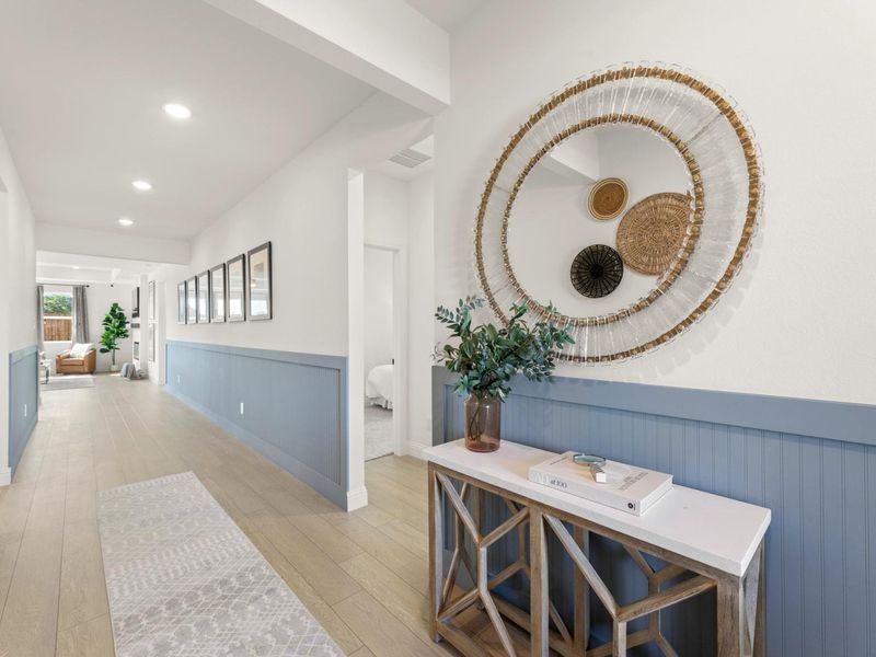Furnished interior view inside a new home in Mercer Meadows, Royse City (Image 5).