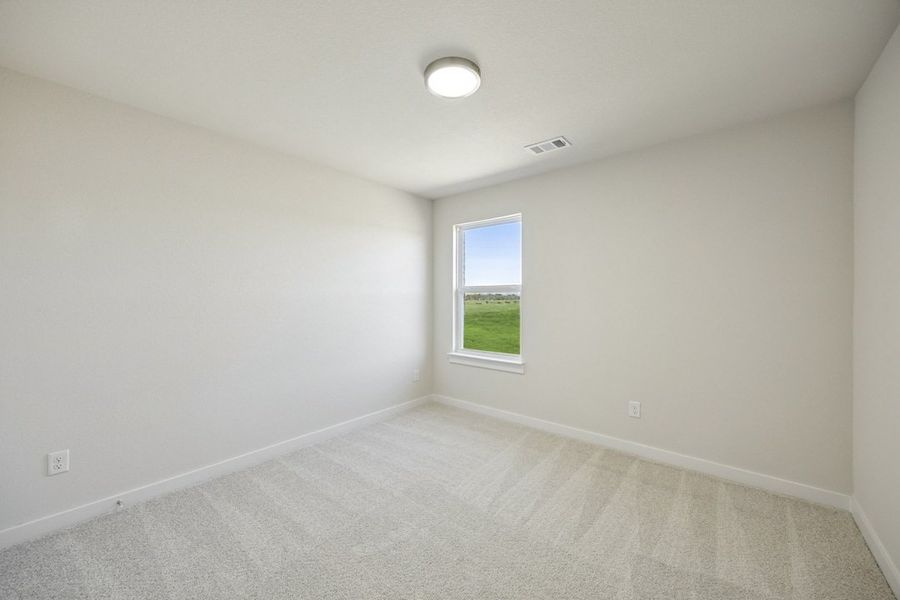 Representative unfurnished interior of a home built from the The Alamo by Lillian Custom Homes in Freeman Farm, Kaufman (Image 18). Representative unfurnished interior of a home built from the The Alamo by Lillian Custom Homes in Freeman Farm, Kaufman (Image 18).