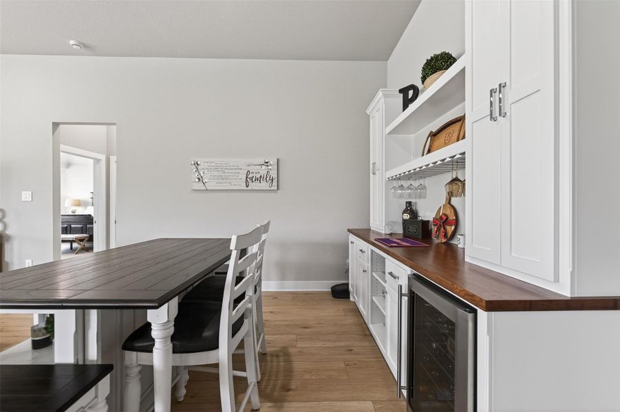 Furnished interior view inside a new home in Lone Star Landing, Montgomery (Image 17).