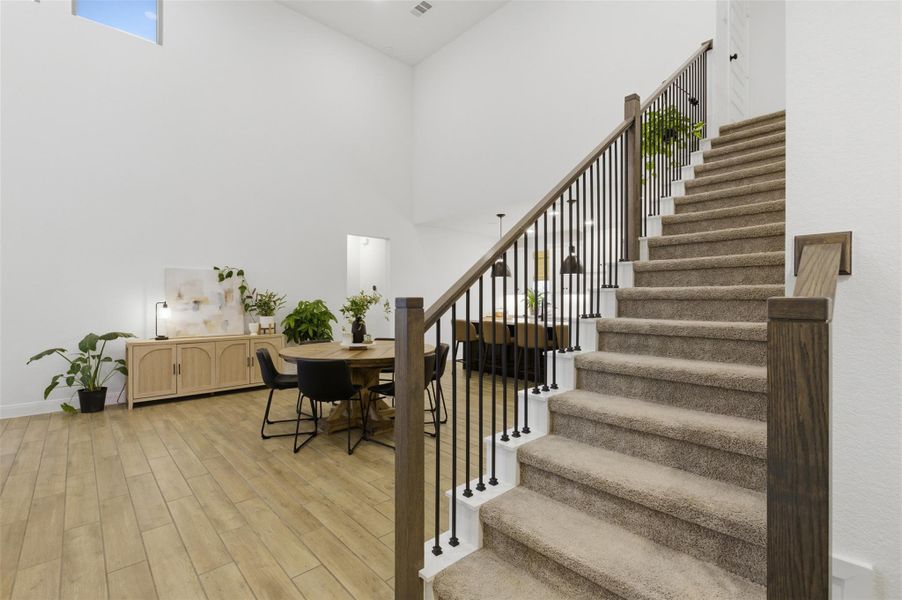 Furnished interior view inside a new home in Wolf Ranch, Georgetown (Image 19).