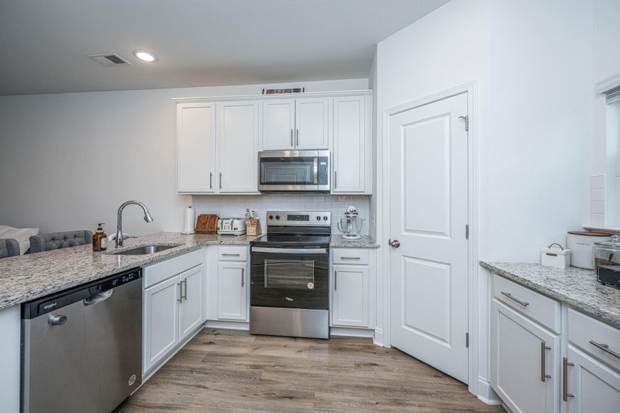 Furnished interior view inside a new home in , Charleston (Image 26).