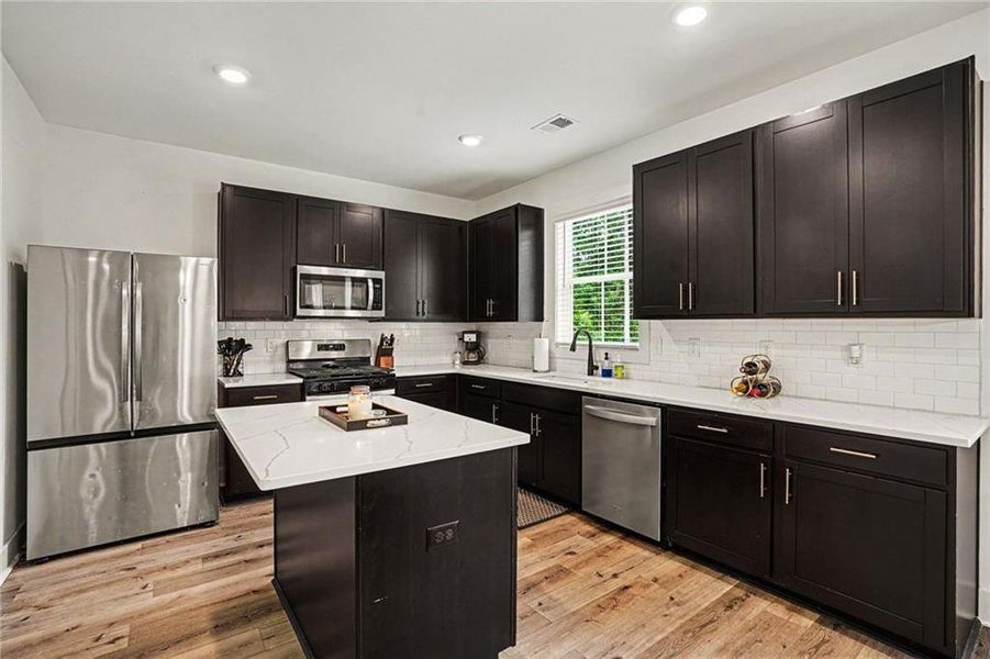 Furnished interior view inside a new home in , Monticello (Image 16).