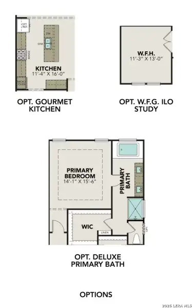 2D floor plan layout of this home in Hannah Heights, Seguin, TX (Image 4).