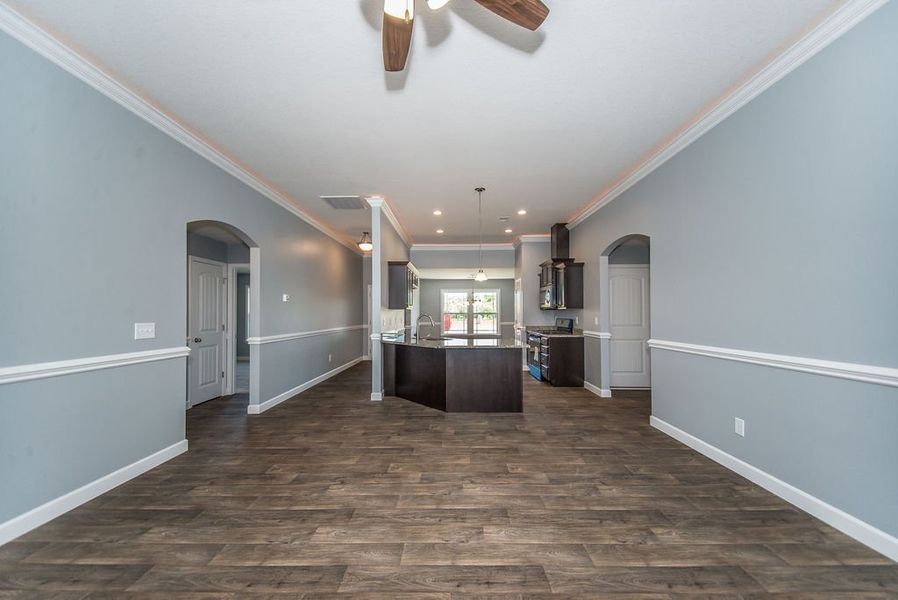 Representative unfurnished interior of a home built from the Jackson by Enchanted Homes in Ballentine Ridge, Lyman (Image 22).