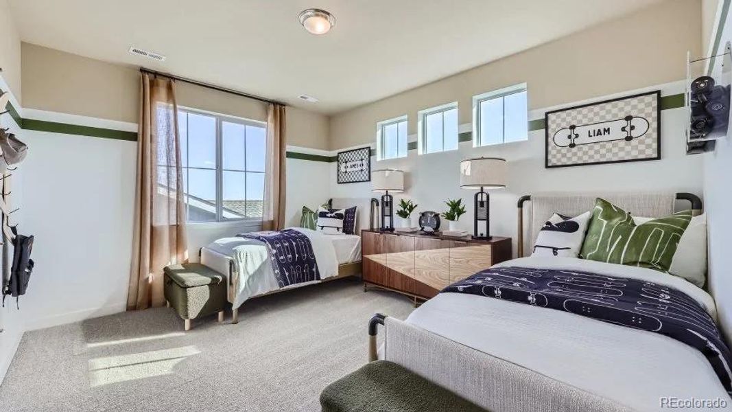 Furnished interior view inside a new home in Macanta: The Legends Collection, Castle Rock (Image 17).