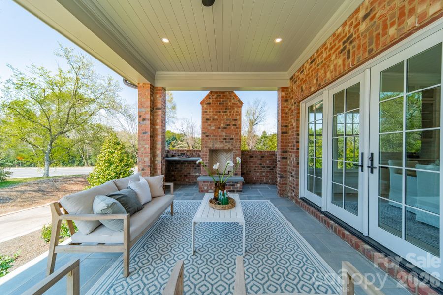 Rear porch