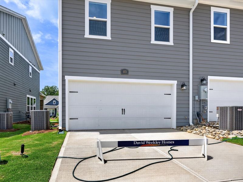 Exterior details and patio area of a home in Hardy Pond Townhomes, Rock Hill (Image 3). Exterior details and patio area of a home in Hardy Pond Townhomes, Rock Hill (Image 3).