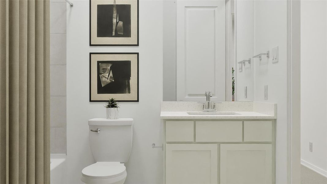Furnished interior view inside a new home in Cotton Brook, Hutto (Image 15).