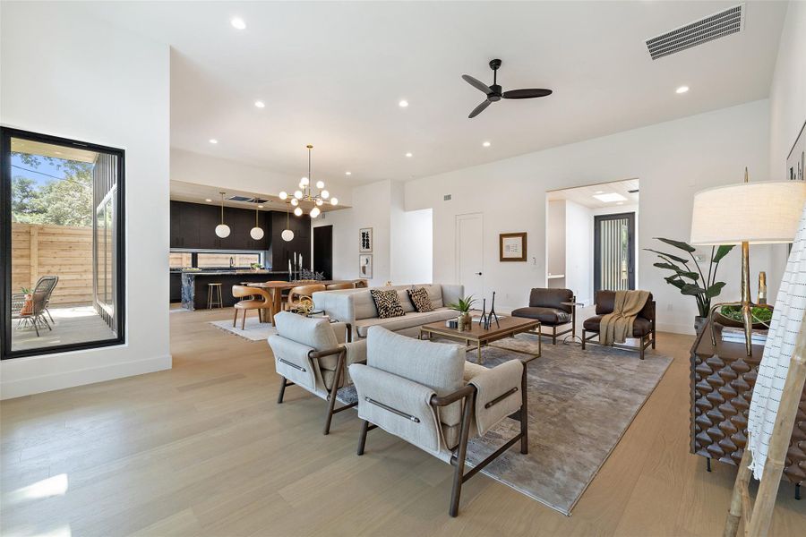 Furnished interior view inside a new home in , Austin (Image 15).