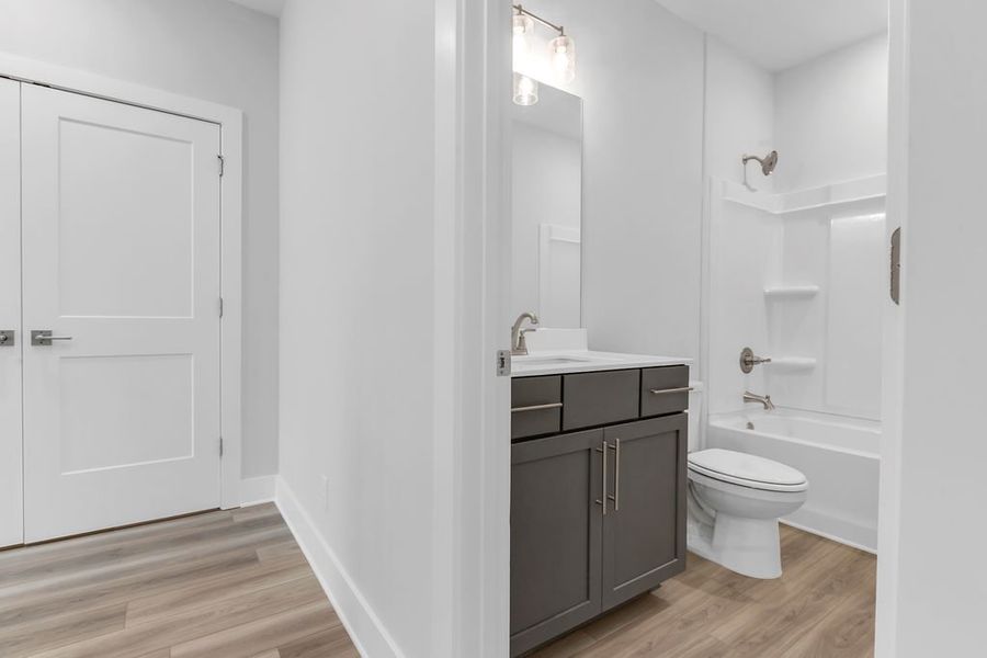 Furnished interior view inside a new home in Echo Park, Suwanee (Image 15).