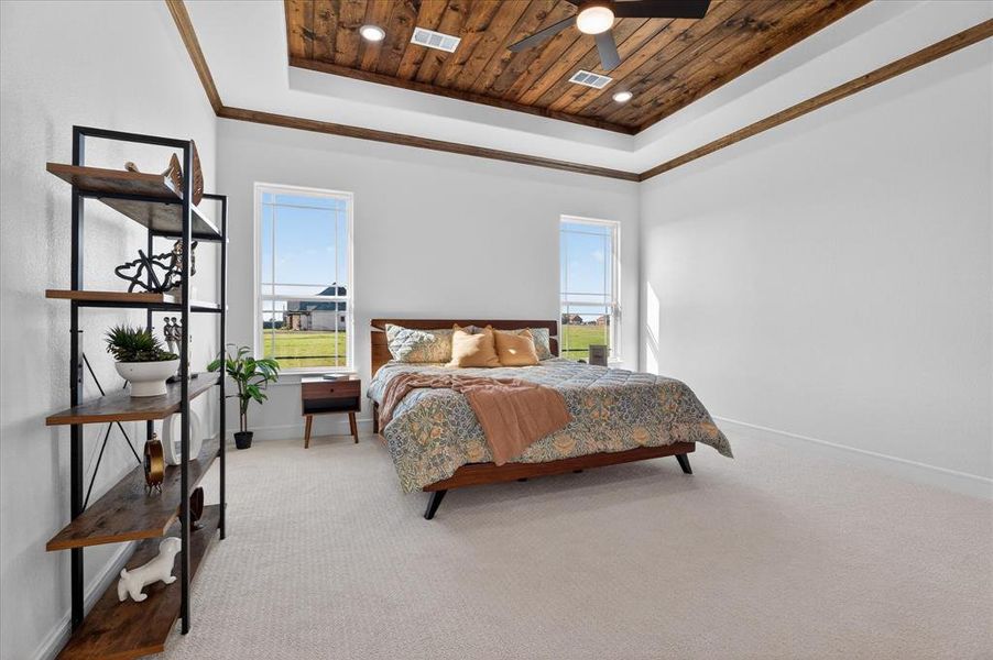 Furnished interior view inside a new home in , Celeste (Image 18).