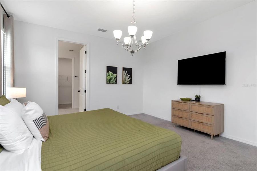 Furnished interior view inside a new home in , Davenport (Image 19).