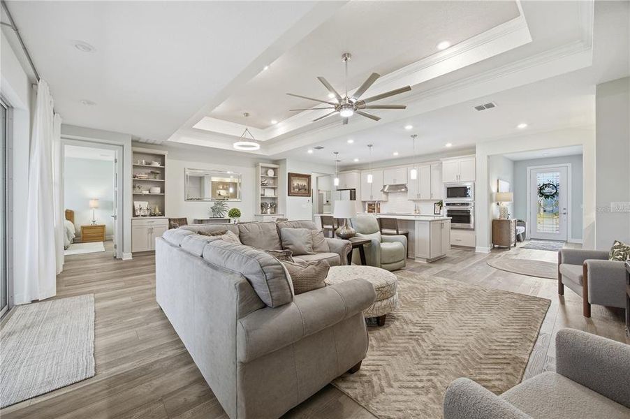 Furnished interior view inside a new home in , Ocala (Image 37).