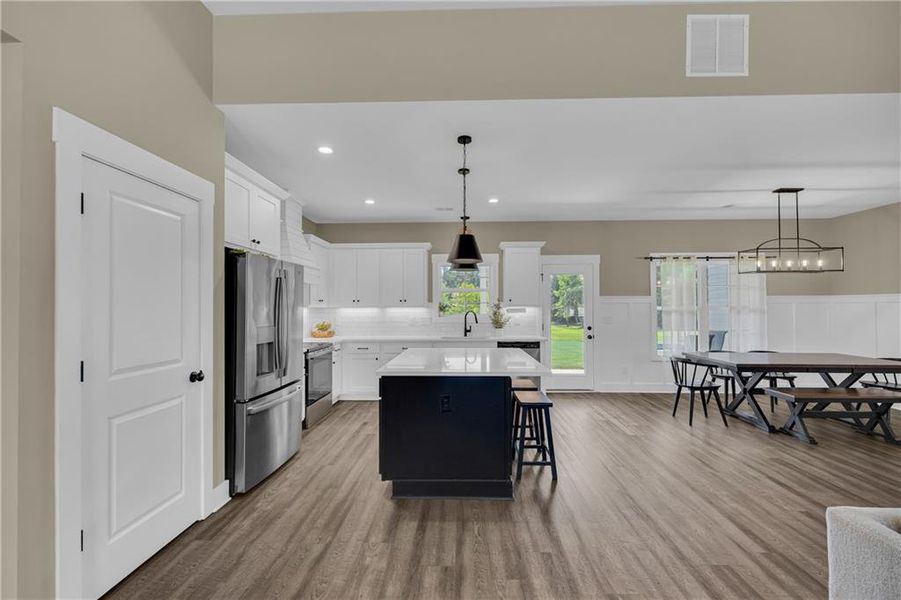 Furnished interior view inside a new home in , Social Circle (Image 45).