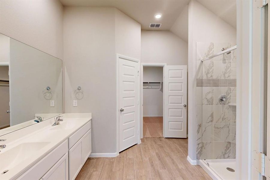 Furnished interior view inside a new home in Kings Way, Denton (Image 11). Furnished interior view inside a new home in Kings Way, Denton (Image 11).