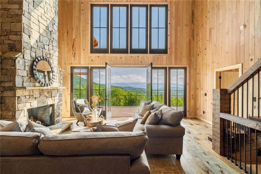 Exterior details and patio area of a home in , Ellijay (Image 4).