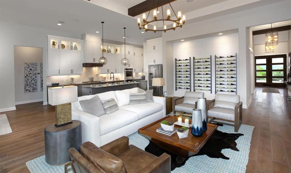 The Lauren II Family Room The Lauren II Family Room