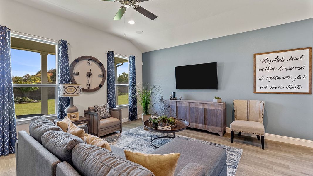 Furnished interior view inside a new home in Rock Creek West, Fort Worth (Image 15).
