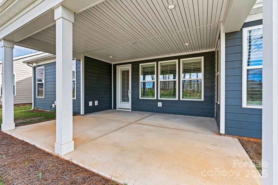Exterior details and patio area of a home in , Charlotte (Image 25). Exterior details and patio area of a home in , Charlotte (Image 25).